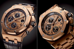 Audemars Piguet Royal Oak Offshore Chronograph Fake Watches With Pink Gold Cases