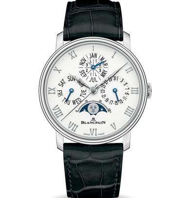 The Roman numerals hour markers ensure the elegance.